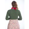 Afbeelding van Banned | Groen vestje, bolero Summer cherry