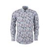Afbeelding van Relco | Overhemd met blauwe floral print