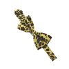 Afbeelding van Zacharia | Vlinderstrik luipaardprint satijn