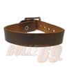 Afbeelding van Bullet69 | Bruin leren armband, 17mm