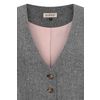 Afbeelding van Banned | Gilet Selma grijze herringbone, Queensize