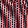 Afbeelding van Chenaski | Overhemd korte mouw, striped stars red navy creme