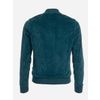 Afbeelding van ATO Berlin | Retro jas Bebe van oceaan groen-blauwe katoen velours BCI