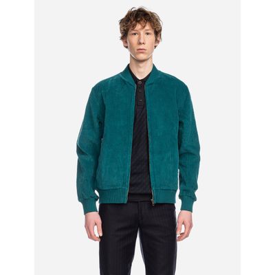 Foto van ATO Berlin | Retro Jas Pelle Turquoise ribcord 