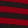 Afbeelding van Chenaski | Retro trui, rood zwart gestreept