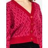 Afbeelding van ATO Berlin | Vest Smilla met rood roze print