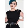 Afbeelding van Jawbreaker | Jaren 80 Vampire midi jurk met corset-details en riem