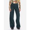 Afbeelding van ATO Berlin | Hoge taille broek Lacy, groen beige gestreept