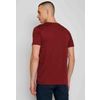 Afbeelding van Green Bomb | T-shirt Nature cliffhanger, bordeaux rood bio katoen