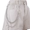 Afbeelding van Zacharia | 2 dubbele heupketting met pentagram en clips