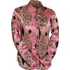 Afbeelding van Chenaski | Retro 70's overhemd, flying eyes, roze en goud