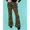 Afbeelding van Run & Fly | Hoge Taille Broek Black met colourfull Paisley Rave