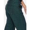 Afbeelding van ATO Berlin | Pantalon Lilia, met groen zwart visgraat patroon