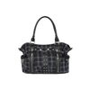 Afbeelding van Banned | Lolita punk schoudertas Rise Up van grijze tartan met rits details