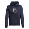 Afbeelding van Green Bomb | Hoodie Sweater Bike Landscape navy bio katoen