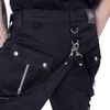 Afbeelding van Vixxsin | Korte Punkbroek Edham met ringetjes straps en zakken