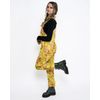 Afbeelding van Run & Fly | Tuinbroek, Snail picnic party met gele slakken, stretch twill