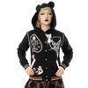 Afbeelding van Heartless | Hex Bear varsity jacket met afritsbare mouwen en capuchon