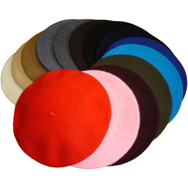 Major wear | Klassieke zwarte baret van wol Major wear | Klassieke zwarte baret van wol
