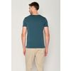 Afbeelding van Green Bomb | T-shirt Bike Mikkel, steen blauw bio katoen