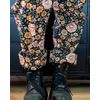 Afbeelding van Rebel Romance Tuinbroek Eye Spy Floral met roze bloemen en oogbollen