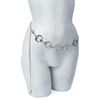 Afbeelding van Banned | Heupketting silver crescent met maantjes, sterren en zonnetje