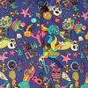 Afbeelding van Chenaski | Overhemd korte mouw, Party-on blauw