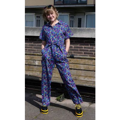 Foto van Run & Fly | Jumpsuit met 90's Arcade print