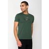 Afbeelding van Green Bomb | T-shirt Bike Enzo, bottle groen bio katoen
