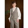 Afbeelding van Banned | Bruin geruit dames gilet Selma Prince of Wales