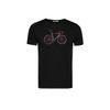 Afbeelding van Green Bomb | T-shirt Colours Race, zwart bio katoen