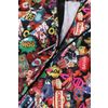 Afbeelding van Dolly and Dotty | Daisy Pop Art retro halterswing jurk met kleurrijke comic print