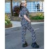 Afbeelding van Run & Fly | Jumpsuit Zwart met Boho psychedelic print