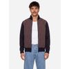 Afbeelding van ATO Berlin | Sportief vest Toni, burgundy retro patroon, biokatoen