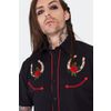 Afbeelding van Jawbreaker | Rockabilly western Horseshoe overhemd met korte mouw