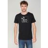 Afbeelding van Green Bomb | T-shirt Bike Squares, zwart bio katoen