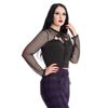 Afbeelding van Banned | Gothic gaas top, Joliette