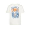 Afbeelding van Green Bomb | T-shirt Embrace nature, moonstone wit bio katoen