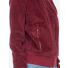 Afbeelding van ATO Berlin | Retro jas Bebe van bordeaux rode brede ribcord