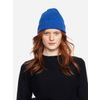 Afbeelding van ATO Berlin | Gebreide biokatoen muts Maxim met omslag, blauw