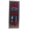 Afbeelding van Bullet69 | Engelse Bretels Maroon-bordeaux 35 mm met 4 clips 