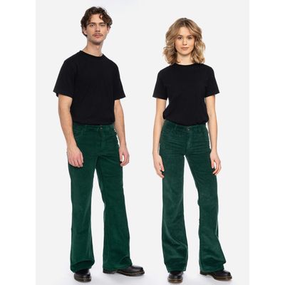 Foto van ATO Berlin | Brede ribcord broek Newton, donkergroen