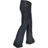 Afbeelding van Chenaski | Denim retro broek classic blue met wijde pijp en 34 inch lengte