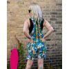 Afbeelding van Run & Fly | Korte tuinbroek roze met unicorn print
