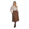 Afbeelding van Banned | Blouse Ivory-wit met Bunny print, pofmouwen en halsstrik-lint 