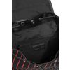 Afbeelding van Banned | Rugtas Bloodline Pentagram, zwart met bloedrode strepen en studs