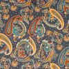 Afbeelding van Chenaski | overhemd Seventies Paisley oranje, blauw, creme
