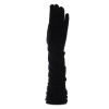 Afbeelding van Zacharia | Lange zwarte fluwelen handschoenen