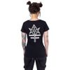 Afbeelding van Heartless | Wednesday t-shirt, touch me you Die