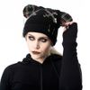 Afbeelding van Cupcake Cult | Punk muts Beara tartan oren en ritsen